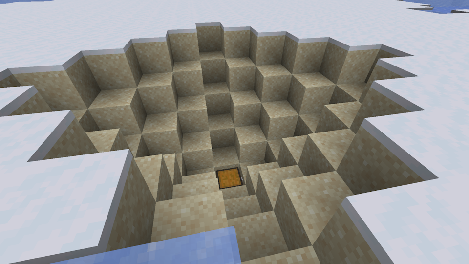Screenshot of a dug-up Buried Treasure