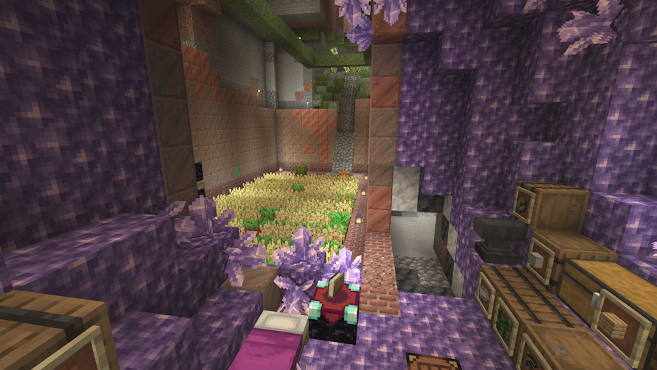 Image of the farm area of my base from when I did this challenge