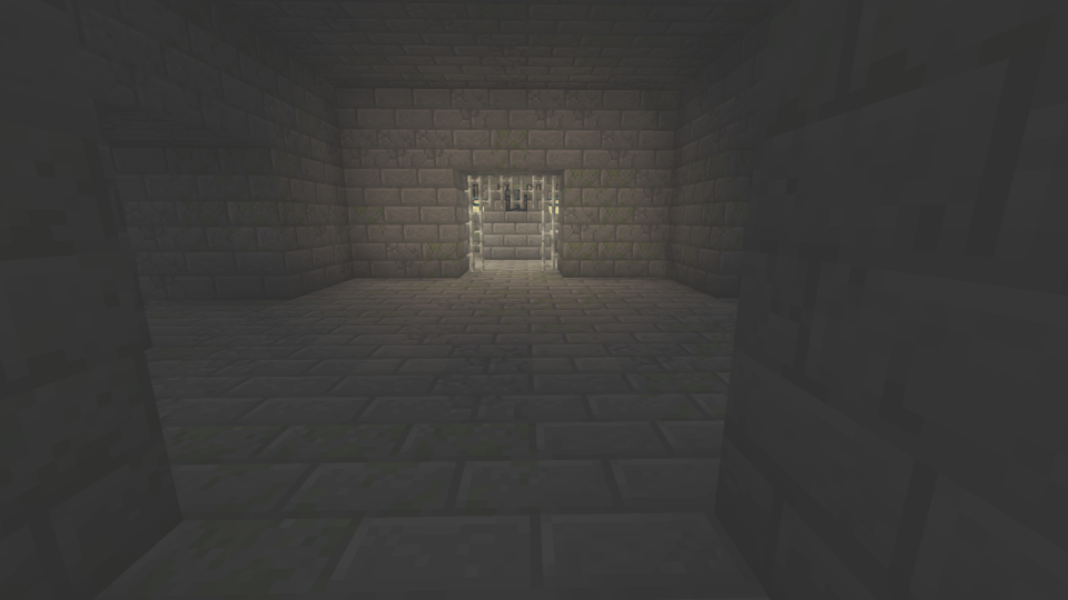 Screenshot of a Stronghold crossing and portal room