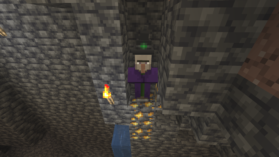 Witch in a precarious place